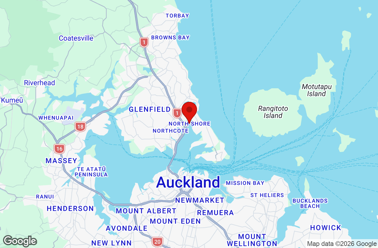 Map of the North Shore area served by Affordable Movers